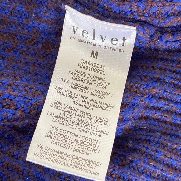 velvet by graham & spencer slouchy cardigan M - Picture 7 of 8